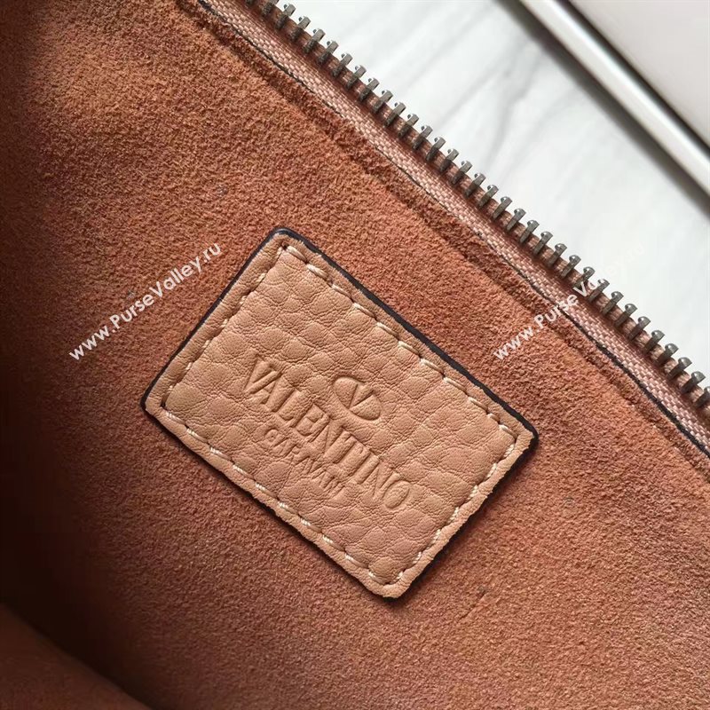 Valentino large tan clutch bag 4991