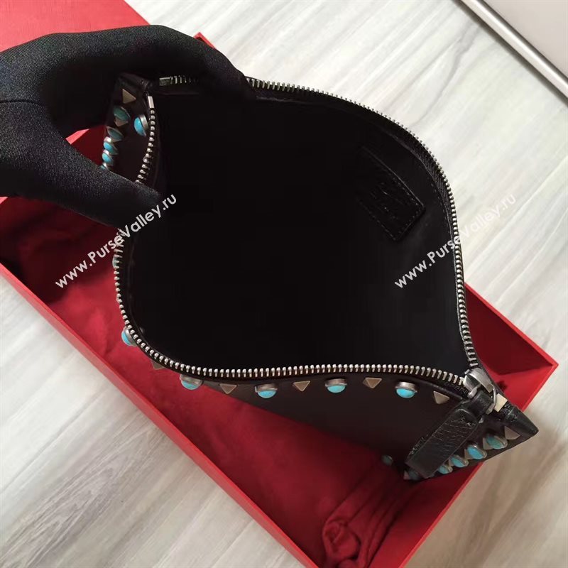 Valentino large clutch black bag 4992