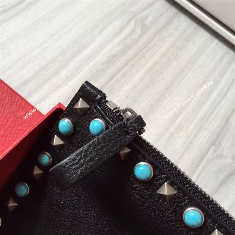 Valentino large clutch black bag 4992