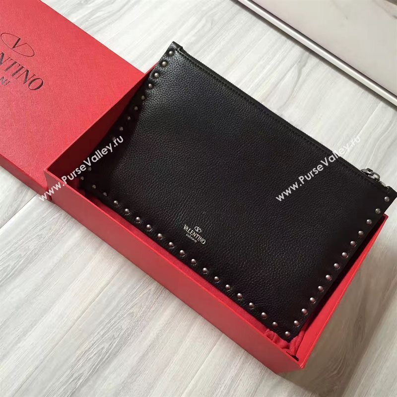 Valentino large clutch black bag 4992