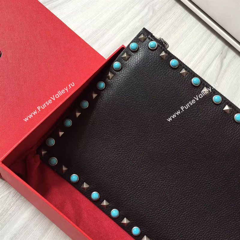 Valentino large clutch black bag 4992