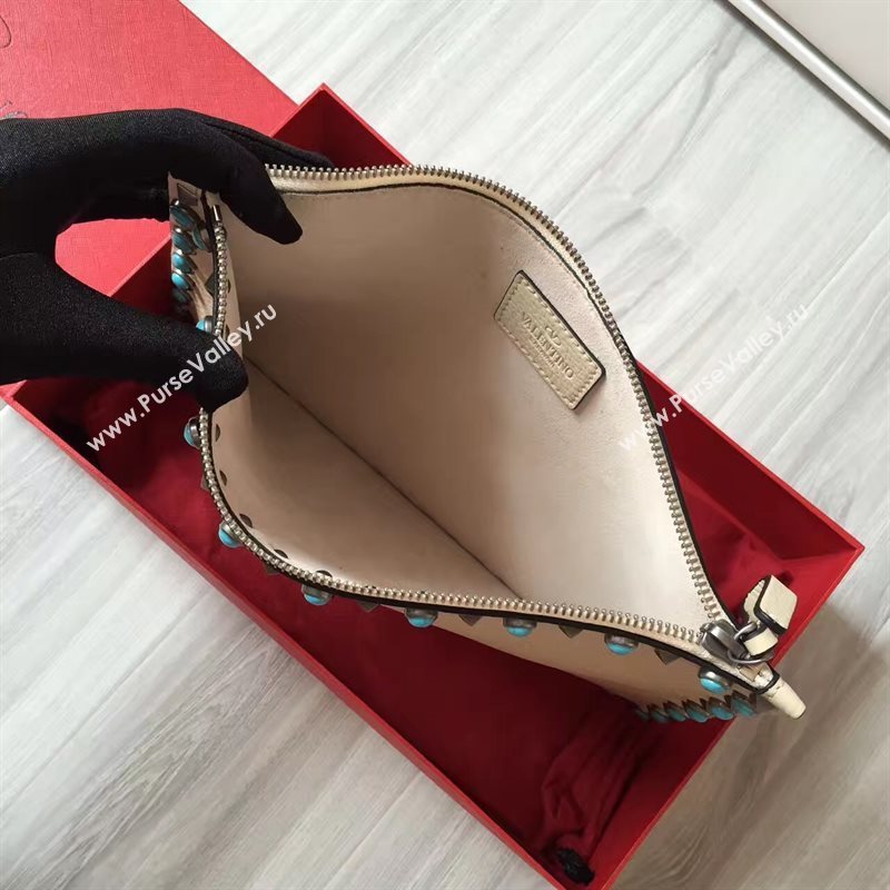 Valentino large nude clutch bag 4993