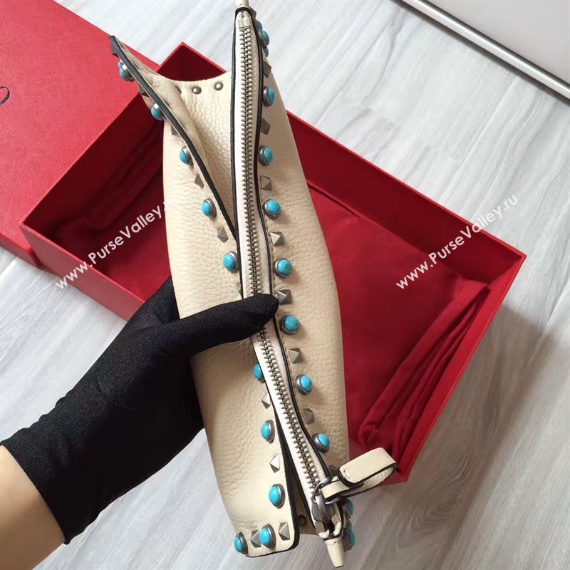 Valentino large nude clutch bag 4993