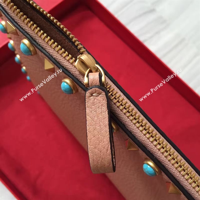 Valentino large clutch tan bag 4994