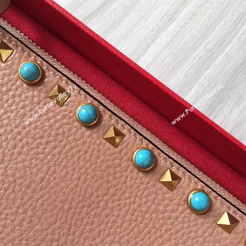 Valentino large clutch tan bag 4994