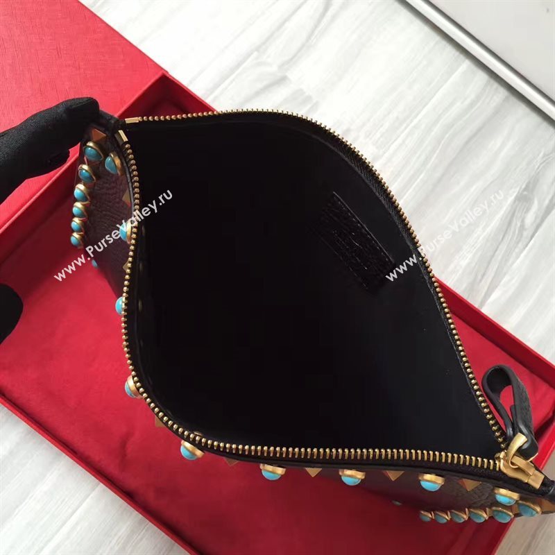 Valentino large black clutch bag 4995