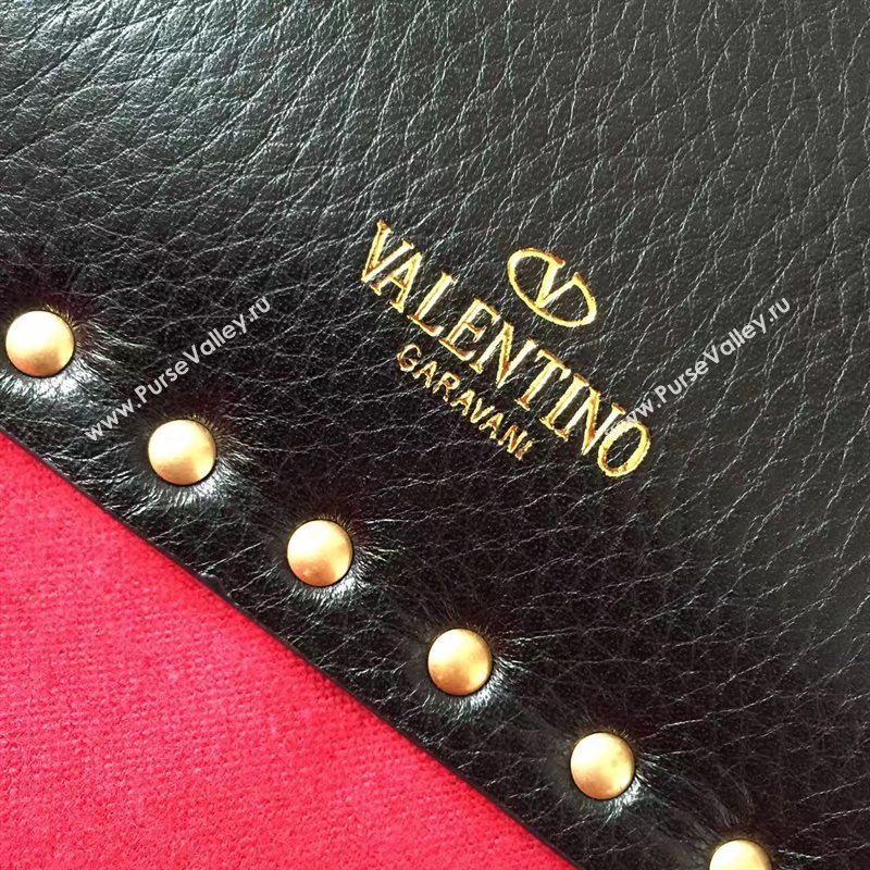 Valentino large black clutch bag 4995