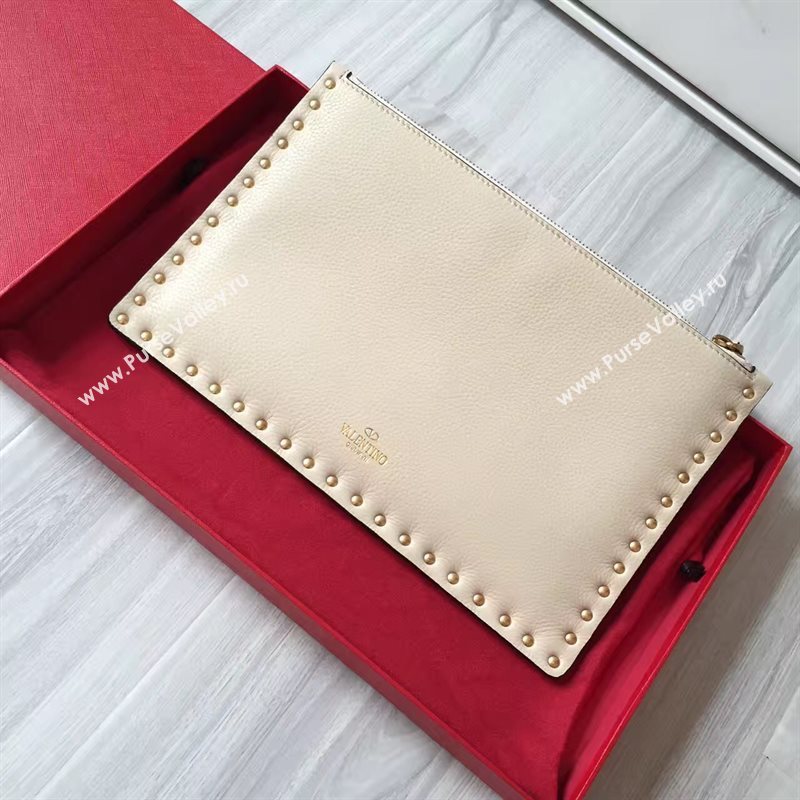 Valentino large nude clutch bag 4996