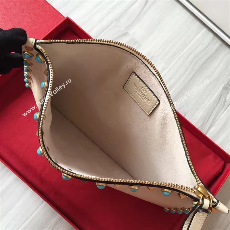 Valentino large nude clutch bag 4996