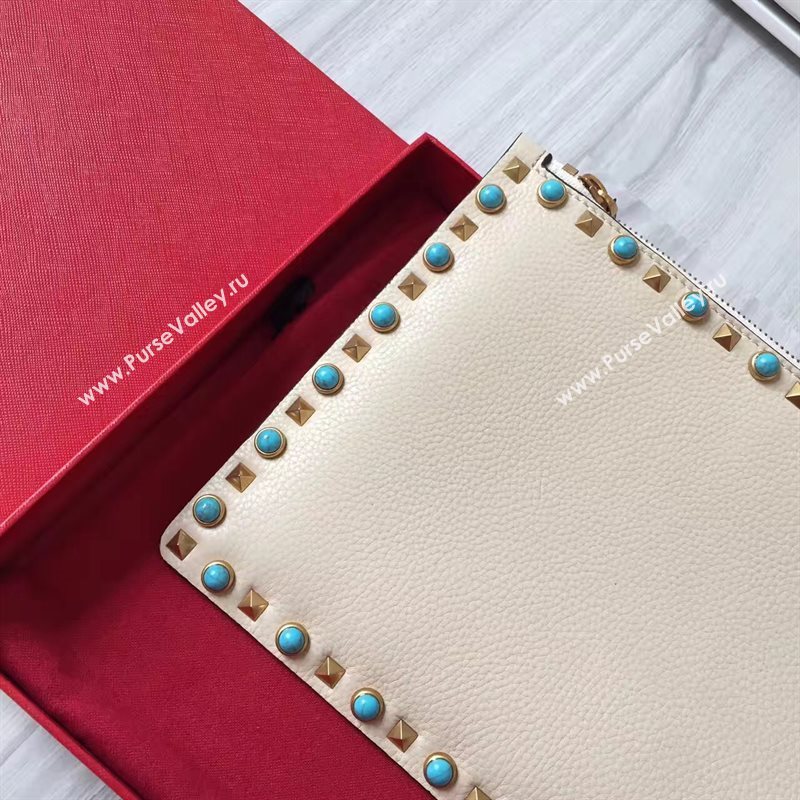 Valentino large nude clutch bag 4996