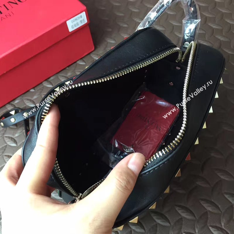 Valentino box shoulder green tri bag 4998