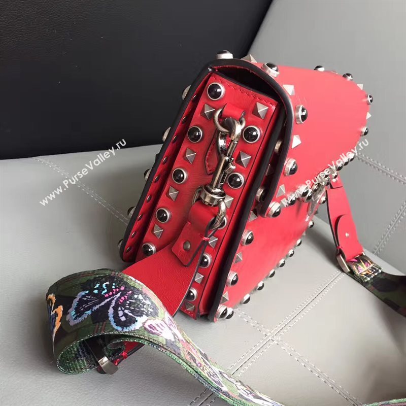 Valentino guitar rockstud red shoulder bag 4901