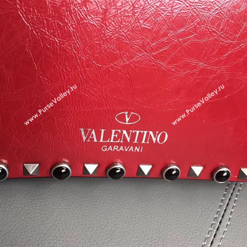 Valentino guitar rockstud red shoulder bag 4901