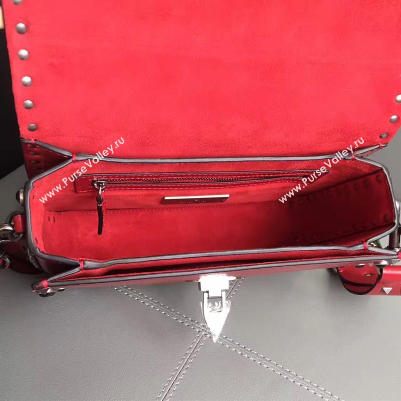 Valentino guitar rockstud red shoulder bag 4901