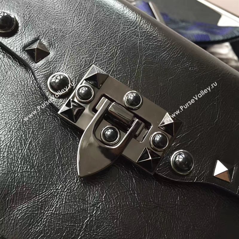 Valentino small black rockstud guitar bag 4908