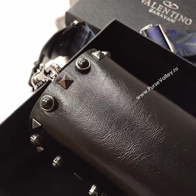 Valentino small black rockstud guitar bag 4908