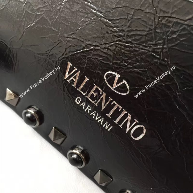 Valentino medium rockstud black shopping bag 4910