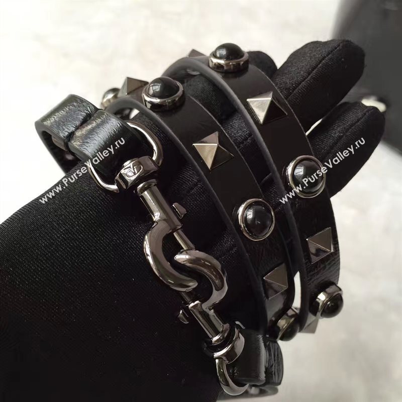 Valentino medium rockstud black shopping bag 4910