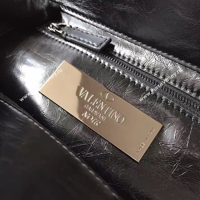 Valentino medium rockstud black shopping bag 4910