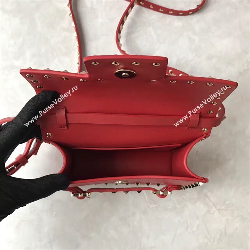 Valentino small rockstud red shoulder bag 4911