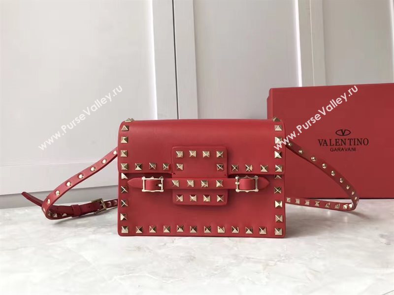 Valentino small rockstud red shoulder bag 4911