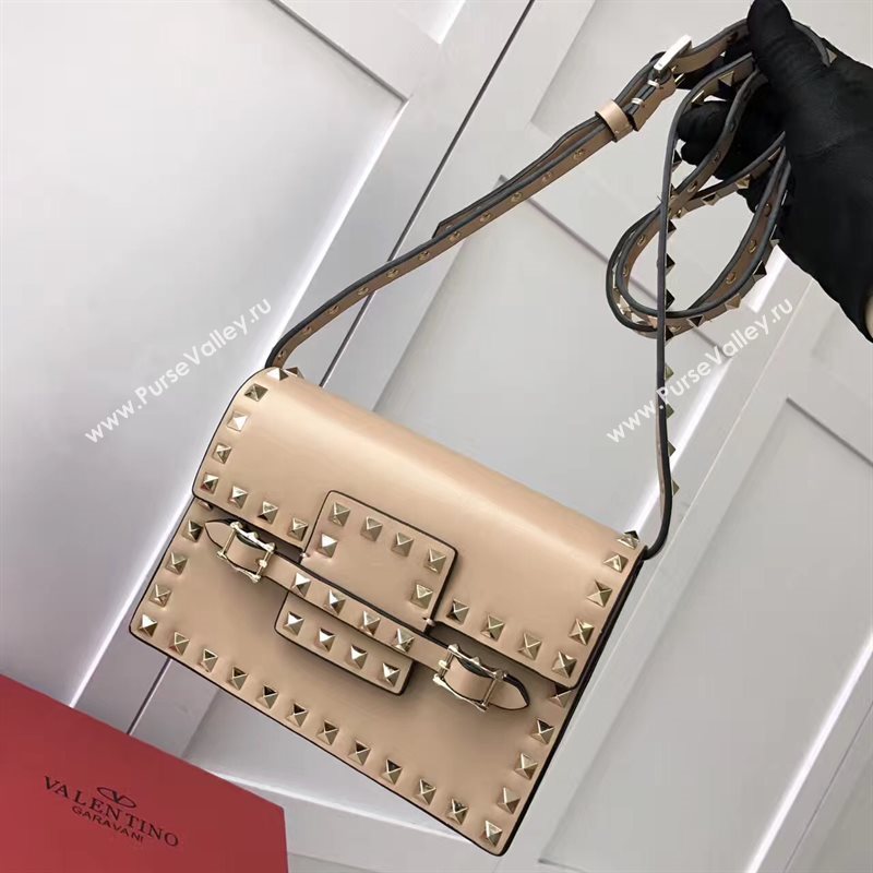 Valentino small rockstud tan shoulder bag 4912