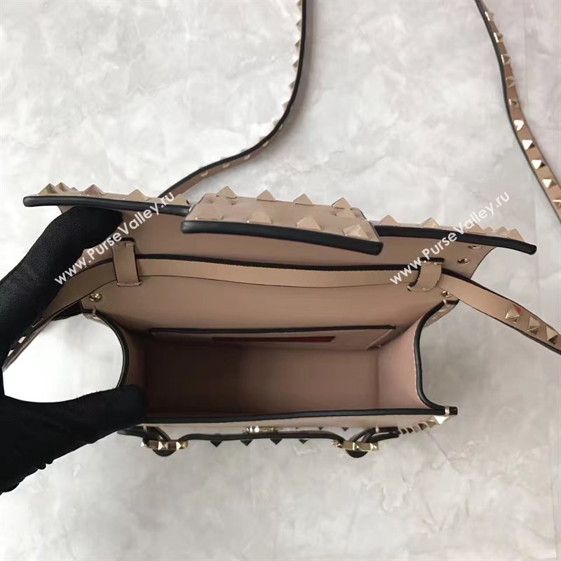 Valentino small rockstud tan shoulder bag 4912