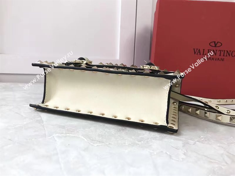 Valentino small cream shoulder rockstud bag 4915