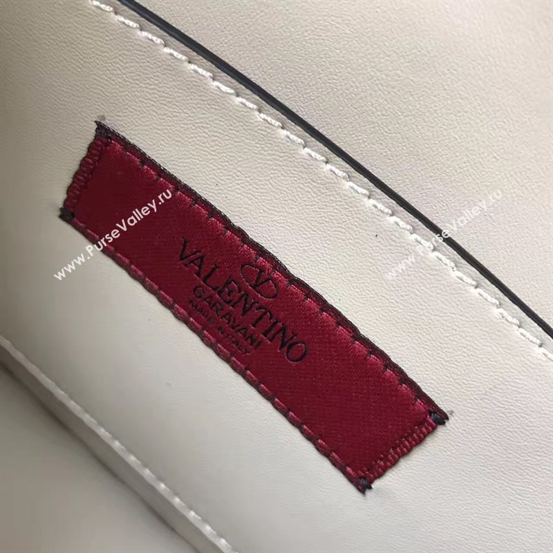 Valentino small cream shoulder rockstud bag 4915