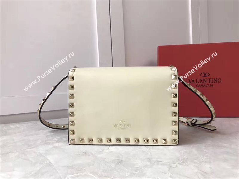 Valentino small cream shoulder rockstud bag 4915