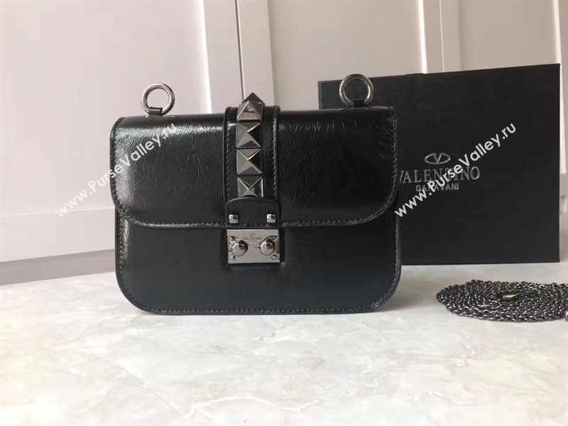 Valentino small chain cross black body bag 4918