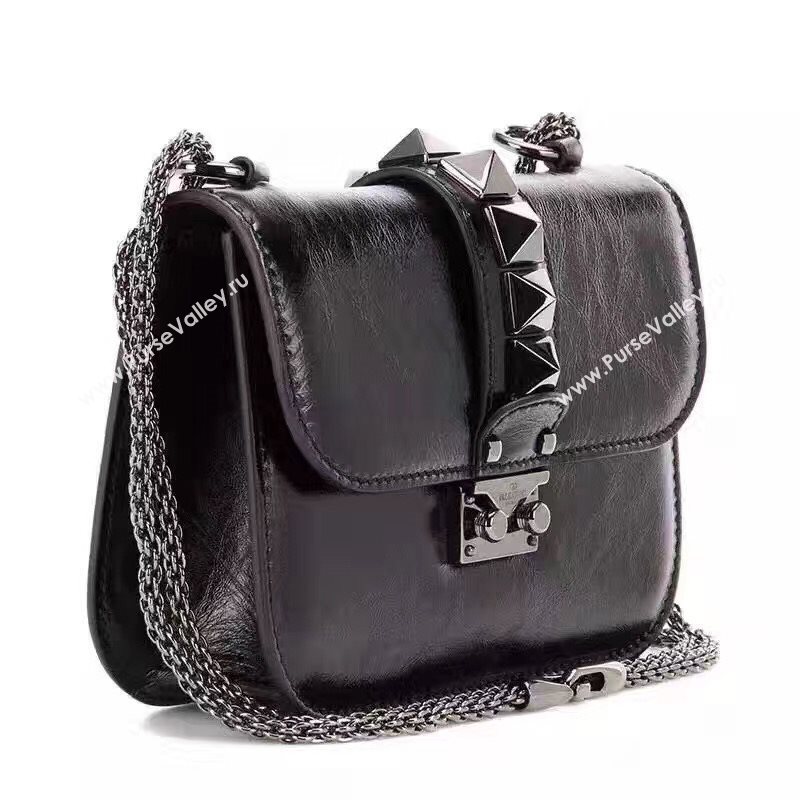 Valentino small chain cross black body bag 4918