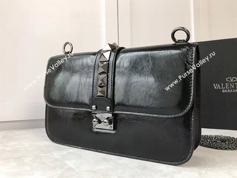 Valentino large chain cross black body bag 4919