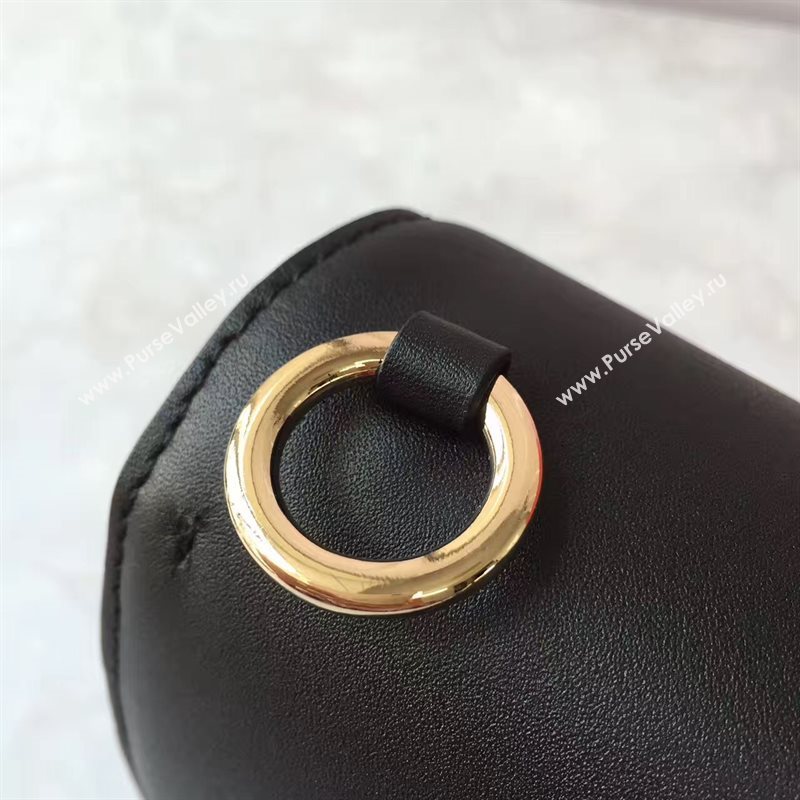 Valentino large smooth black chain body cross bag 4925