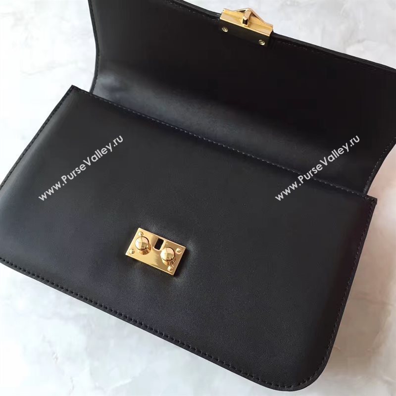 Valentino large smooth black chain body cross bag 4925