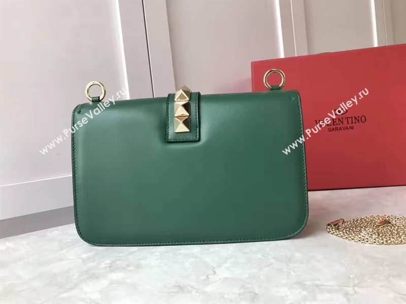 Valentino large chain cross green body bag 4927