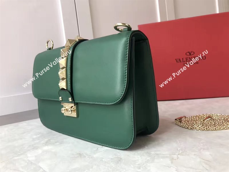 Valentino large chain cross green body bag 4927