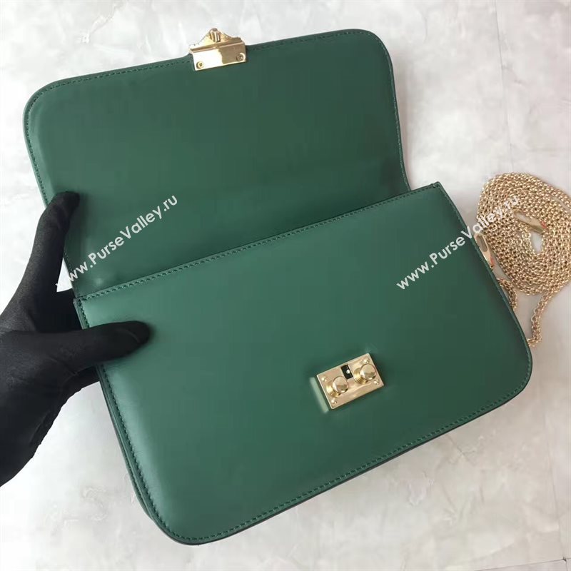 Valentino large chain cross green body bag 4927