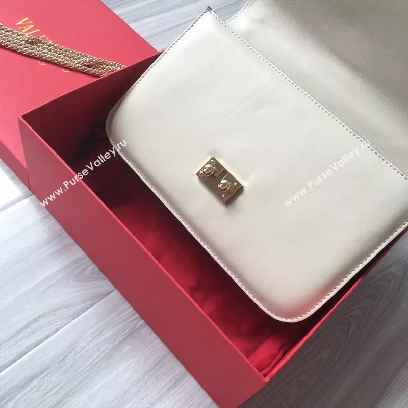 Valentino large chain cross cream body bag 4929