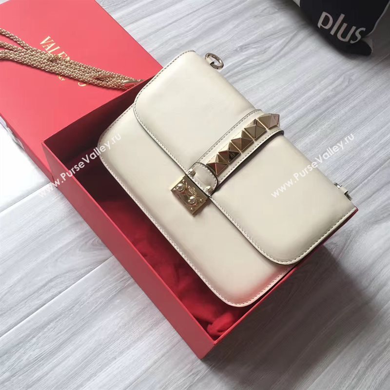 Valentino large chain cross cream body bag 4929