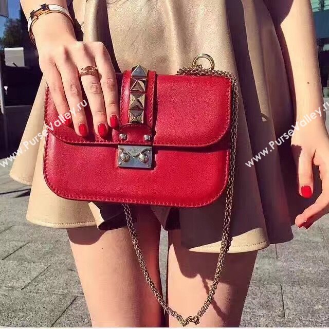 Valentino small red chain body cross bag 4930