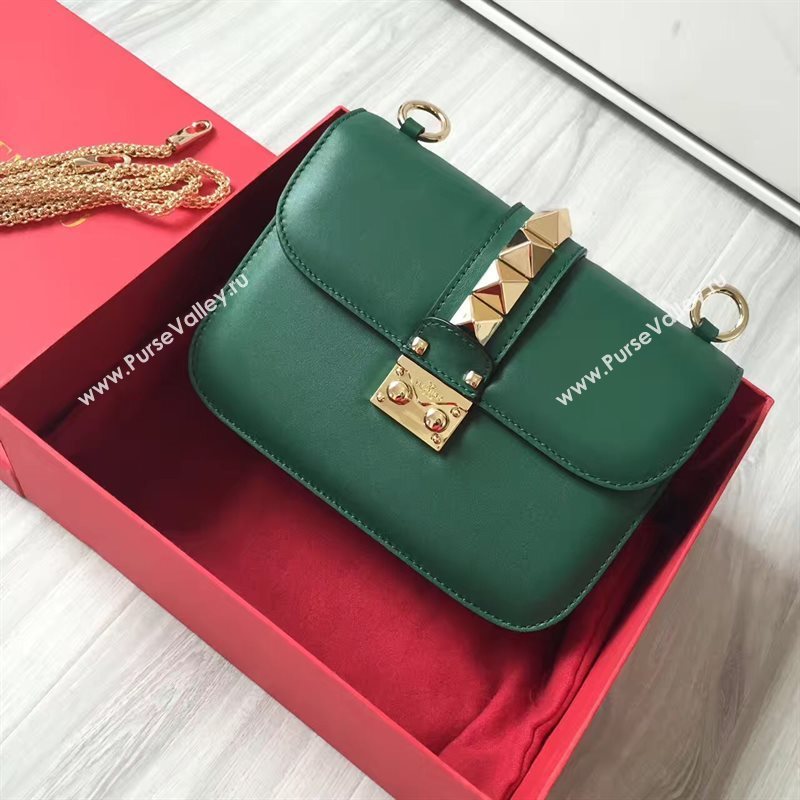 Valentino small green chain body cross bag 4933