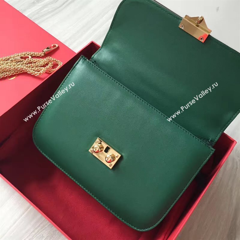 Valentino small green chain body cross bag 4933