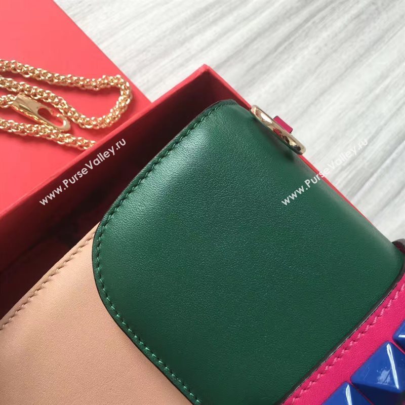 Valentino tri-color small chain body cross bag 4936