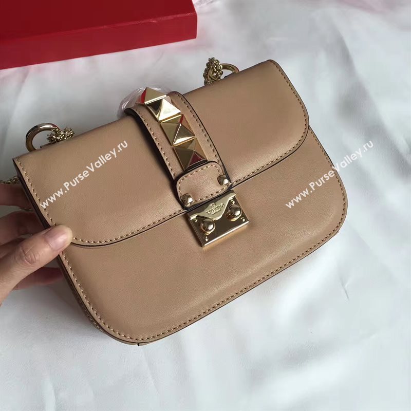 Valentino dark tan small chain body cross bag 4938