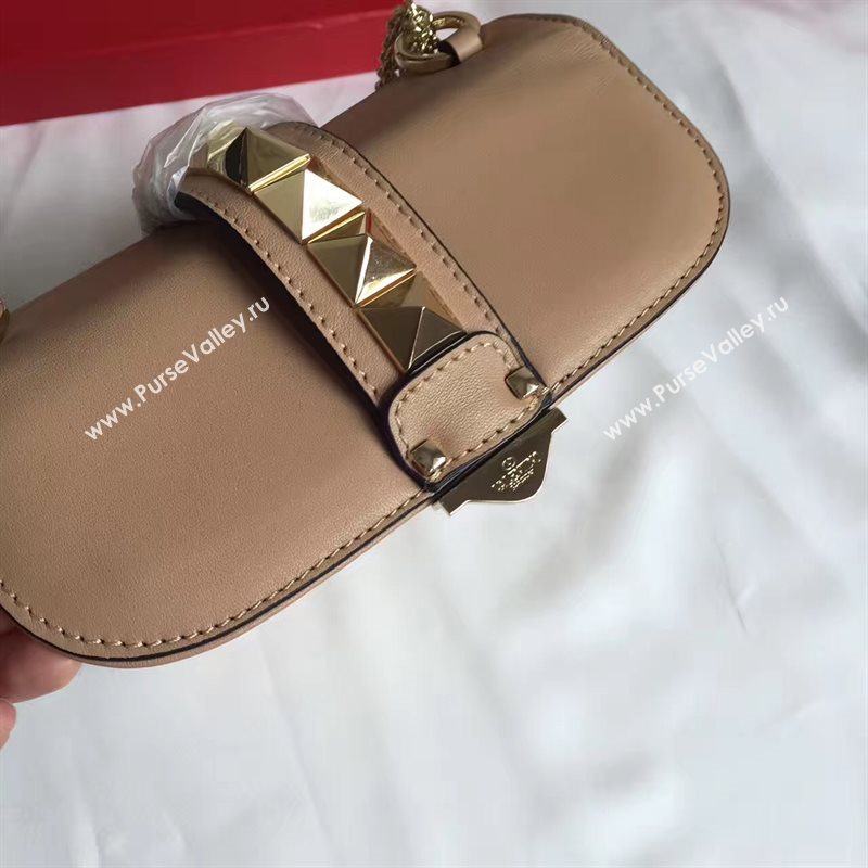 Valentino dark tan small chain body cross bag 4938