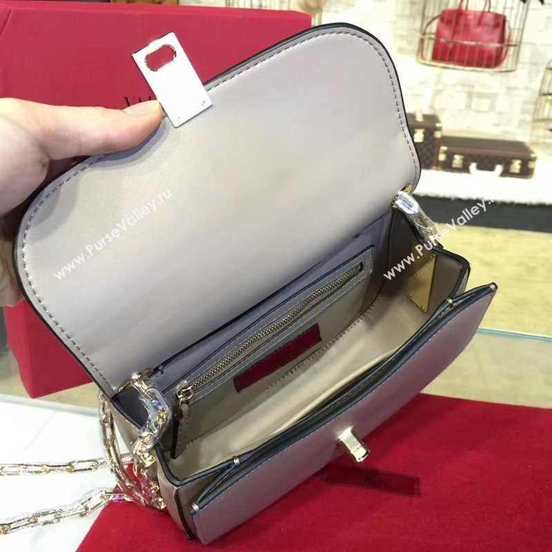 Valentino gray chain body cross bag 4939