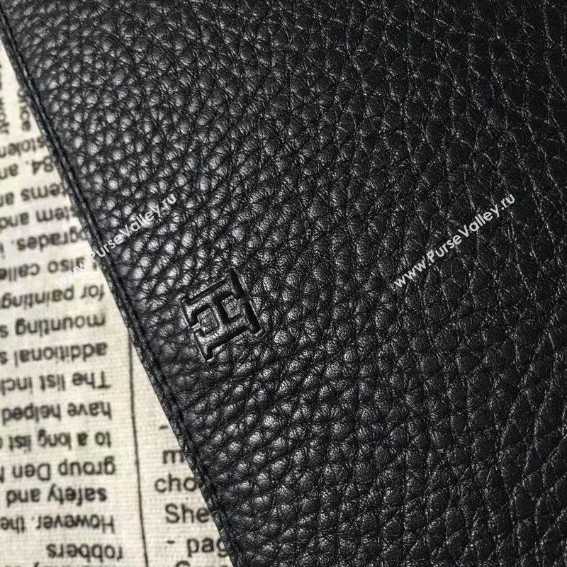 Hermes large wallet black bag 5043