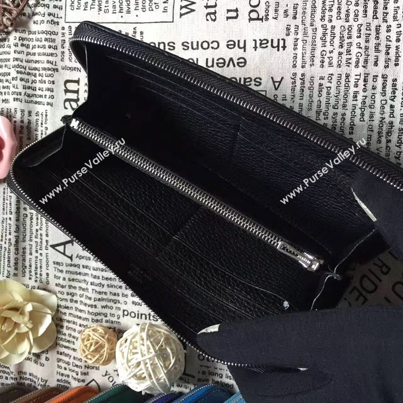 Hermes large wallet black bag 5043