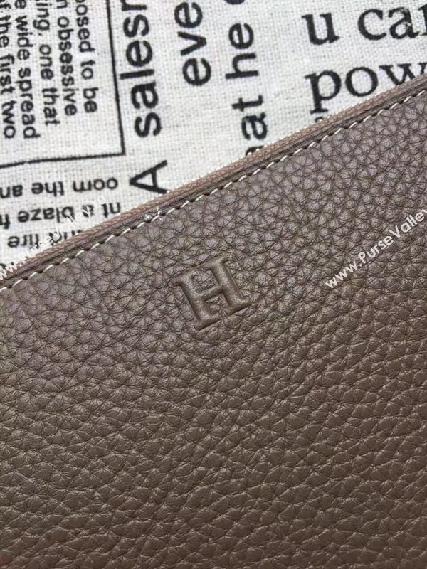 Hermes large wallet gray bag 5044